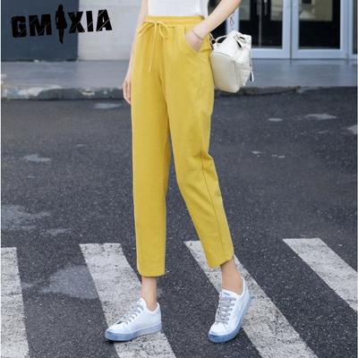 Women's Fashion Casual Solid Color Print Pants & Capris