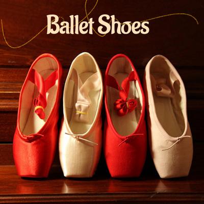 Damen Ballettschuhe, Tanzschuhe, Satin, Canvas, Spitzenschuhe, Wildledersohle, Yogaschuhe, Tanzbekleidung, Größe 34–40