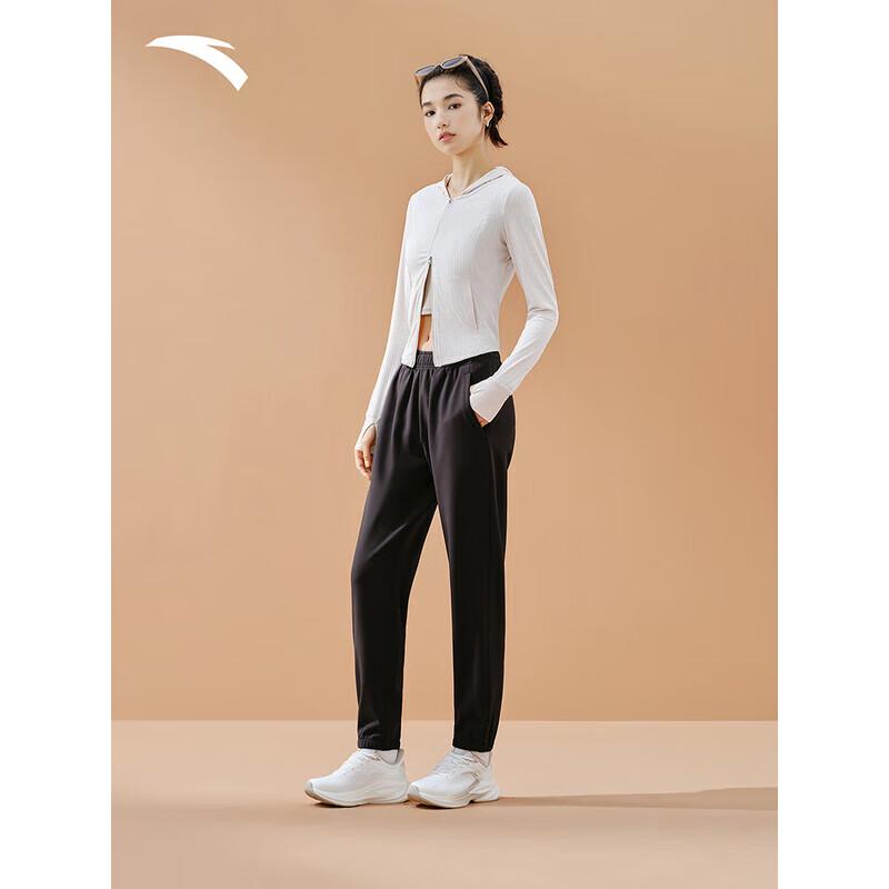 ANTA Women s Water-Repellent Fleece-Lined Sports Pants 165/M