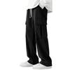 Tooling Men's Corduroy Loose Wide Leg Straight Versatile Casual Pants Army Green Multi-Pocket