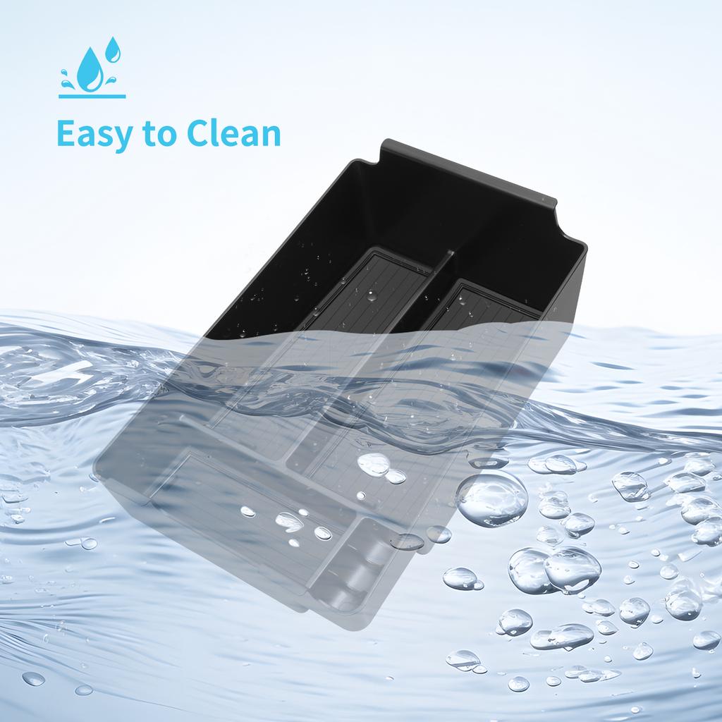 For Nissan Murano 2025 Center Console Armrest Storage Box Car Tray Organizers Accessories Tidying Black