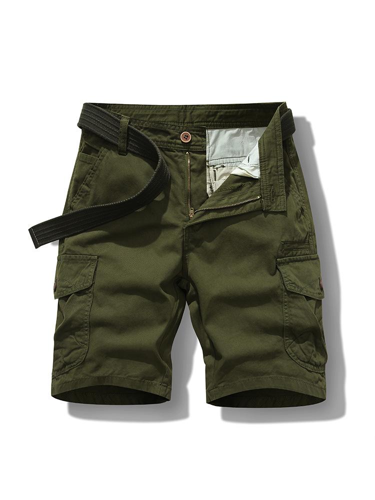 

Men s Retro Street Style Multi-Pocket Stretch Cargo Shorts Vintage Washed Cotton Cargo Shorts Straight Leg Cotton Cargo Shorts for Daily & Outdoor Use 38