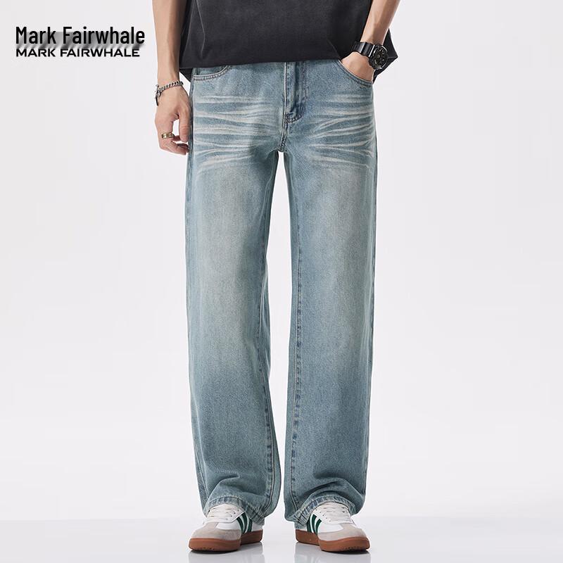 Mark Fairwhale Men's Loose Straight Leg Jeans