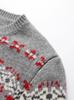 Women's Striped Jacquard Knit Cardigan - Autumn 2026 Design