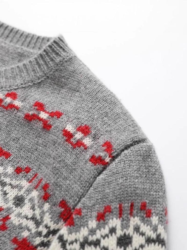 Women's Striped Jacquard Knit Cardigan - Autumn 2026 Design