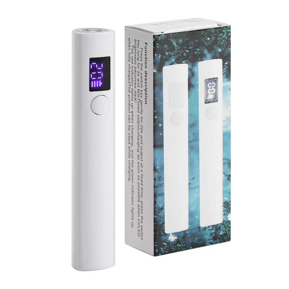 Handheld UV Led Nail Lamp Nail Dryer Nail Light For Curing All Gel Polish Rechargeable Quick Drying Manicure Machine Nail Salon