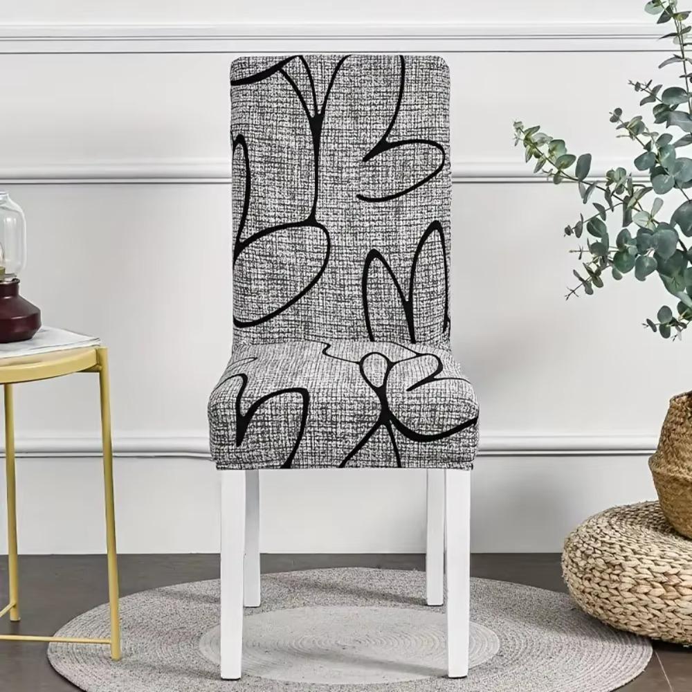 Elastic Seat Cover Washable Chair Protecter Home Decoration Chair Slipcover  Living Room