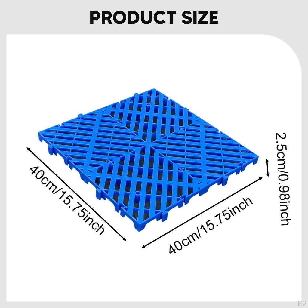 Atmungsaktive, Verschleißfeste Bodenmatte für Lagerung, Balkone, Kleiderschränke und Außenküchen