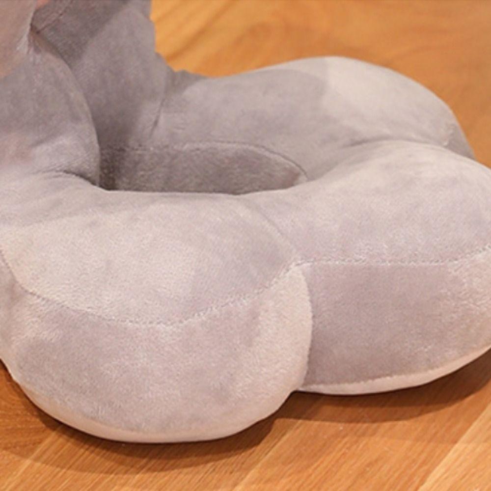 Plush&Ice Silk Hand Warmer Pillow Double-sided Flower Pillow Stuffed Toy  Female Gift