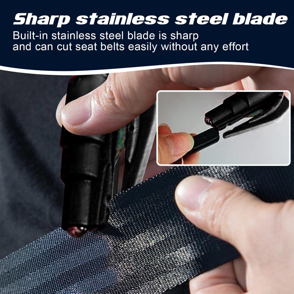 Rayhong Car Emergency Hammer (1 piece) - Mini and portable car window breaker for emergency escape from the vehicle.