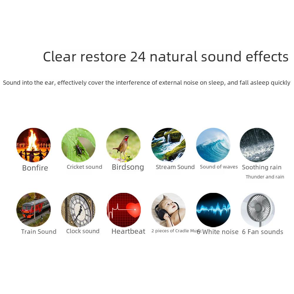 Nytt Sömnhjälpmedel för Bebisar: Vitt brus & LED-nattlampa Musikinstrument