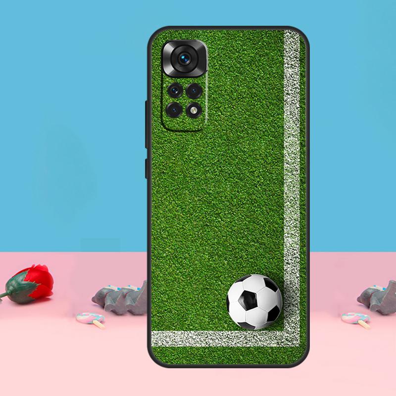 Football Soccer Cover For Xiaomi Redmi Note 12 10 11 13 14 Pro 11S 12S Case For Redmi 15C 13C 12C 10C 14C 15