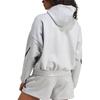 Adidas Z.N.E. Sportswear Hooded Pullover Sweatshirt Women Sweatshirt Gray JD9592
