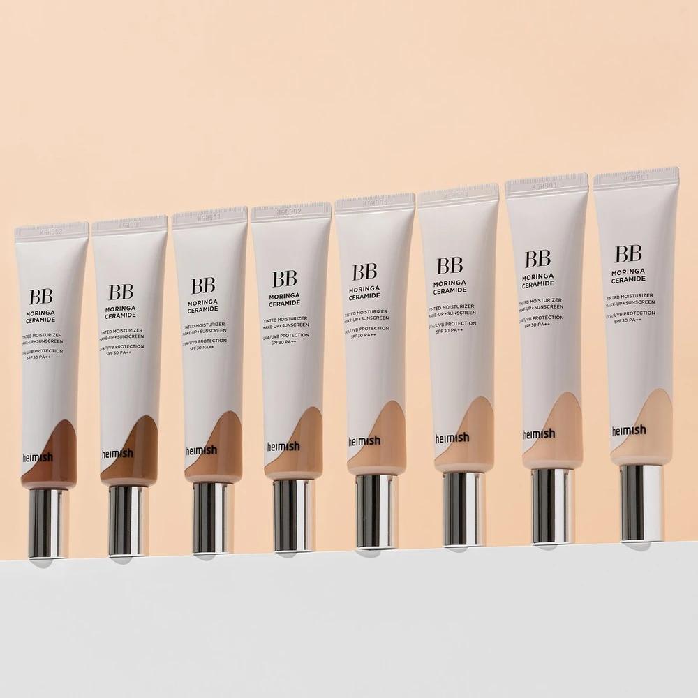 Moringa Ceramide BB Cream 30ml SPF30 PA++ 8 colors 23N Light Medium