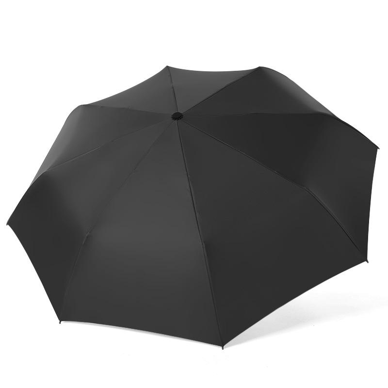 Automatic umbrella weather and rain vinyl umbrella cartoon cute sun umbrella creative Korean version of Muse tri-fold umbrella