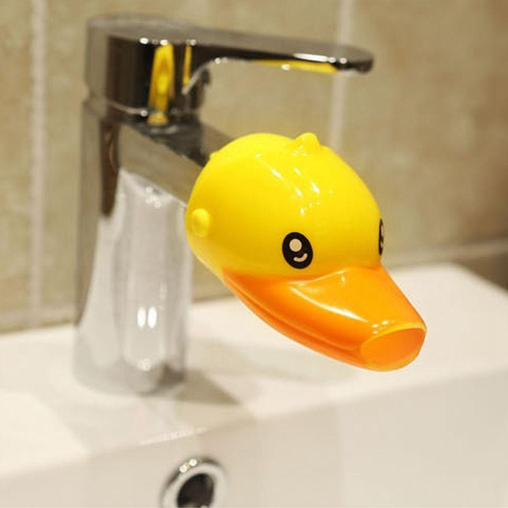 Convenient Baby Washing Helper Splash-proof Cartoon Faucet Extender Cute   Kids Hand Washing