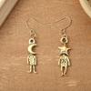 Bohemian  Creative Moon Star Carved Pendant Design Stylish Women Necklace Earrings Accessories Party Gift & Daily Wear