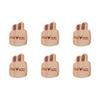 User Friendly Wooden Animal Hooks Damage Release Installation Works On Any Smooth Surfaces Decorative Wall Hooks