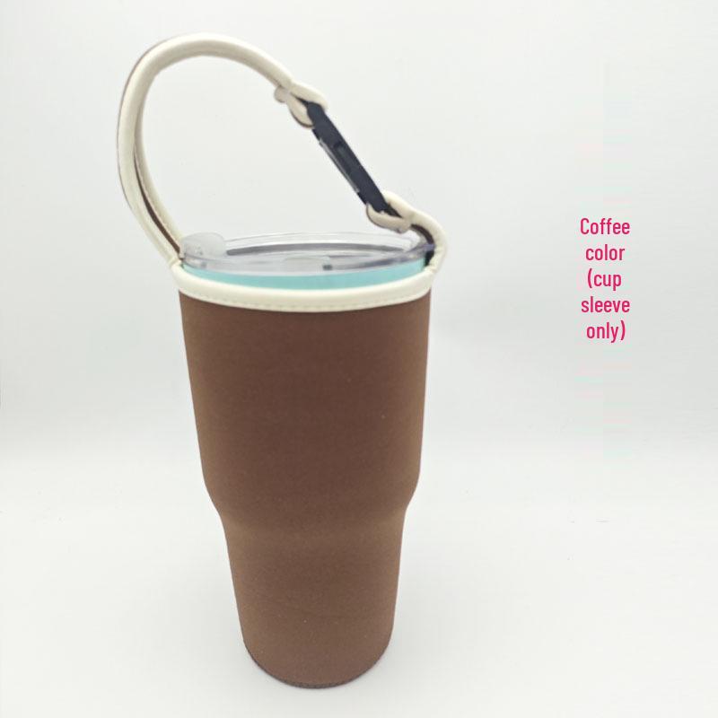 30oz Portable Insulated Ice Bucket Sleeve - Anti-Fall, Heat & Scratch-Proof, Diving Material Cup Bag.
