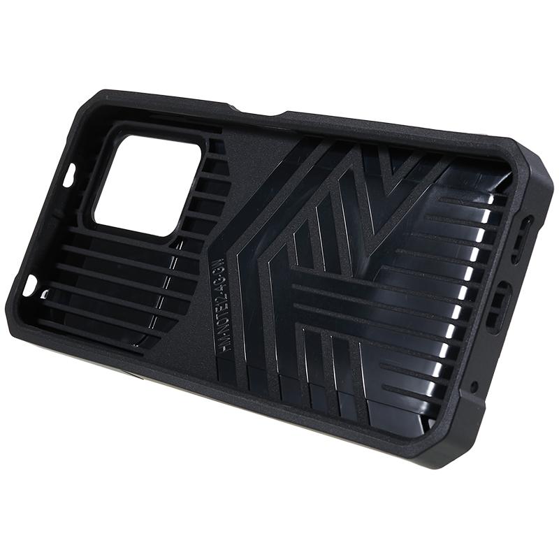 For Xiaomi Redmi Note 12 4G PC+TPU Kickstand Case Slide Lens Protection Phone Cover with Card Holder