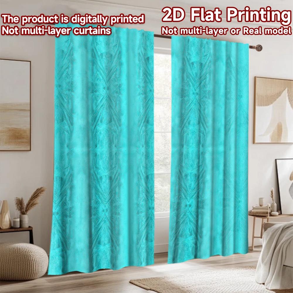 1pc 2D flat Photography Backdrop Photography Backdrop Blue Geometric 100% Polyester Family Party for Home decorations for