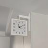 Wooden Double Sided Wall Clocks Silent Corner Wall Clocks Japanese Style Interior Room Decorative Framework Desk Decorations