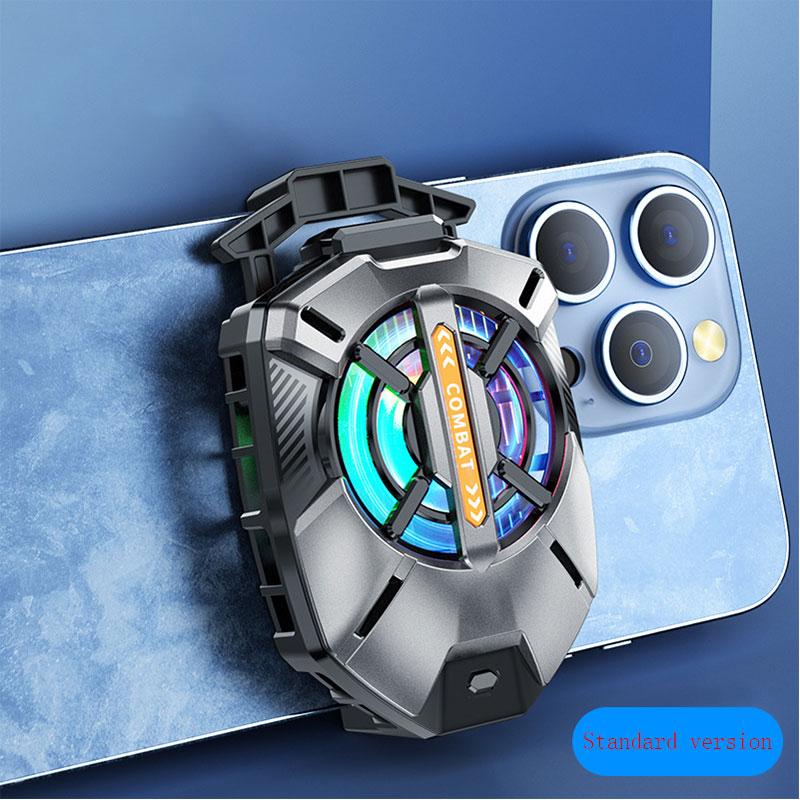 FS09 Dual Fan For Phone Ice Cooling Universal Rechargeable Mobile Phone Cooler, Long Lasting, Stronger Cooling, Air Cooling Fan