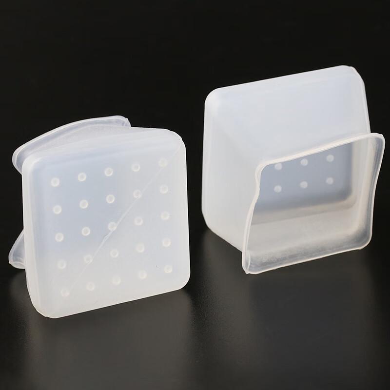 Hessidige Square Silicone Anti-Slip Chair Leg Protectors (30 Pcs)