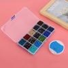 DIY Craft Round Quadrate Beads Kit Bracelet Necklaces Crafting Jewelry Making Supplies