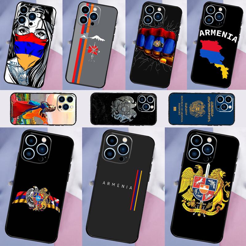 Armenian Flag Case For Xiaomi Redmi Note 13 12 11 10 14 15 Pro Plus Cover For Redmi 15C 14C 10C 12C 13C 15