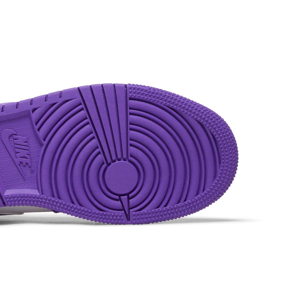 Air Jordan 1 Mid Grade School 'Purple Venom' (Unisex) Purple Venom / White Kids' Basketball Shoes DQ8423 511