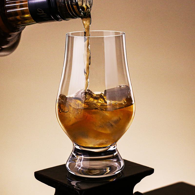 Aroma-Glas-Set: Kristall Whiskey-, Cognac- und Weinverkostungsgläser mit großem Bauchdesign