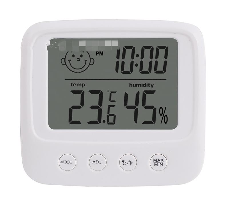 Thermohygrometer Ultra-thin Simple Smart Home Electronic Digital Thermometer Hygrometer Temperature and Humidity Meter белый