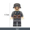 WWII Soldier Minifigure Educational Building Block Toy Set for Kids