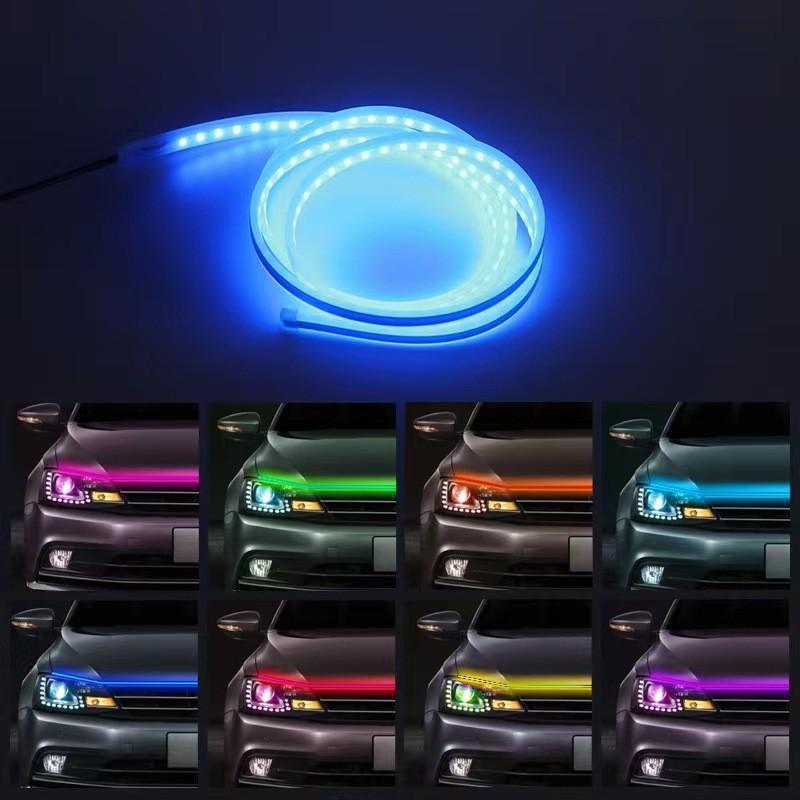 Running Car Daytime Light Bar Flexible Led Hood Light Waterproof Decoration Car