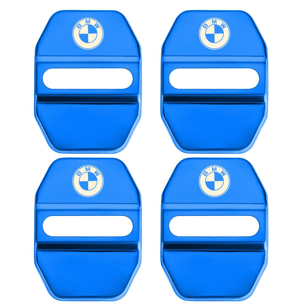 vbjly8 4PCS Car Door Lock Cover Sticker For BMW 1 3 5 7 Series M M3 M5 F20 E60 F30 F34 F32 F31 F48 E28 E30 E34 E36 E39 E46 Accessories