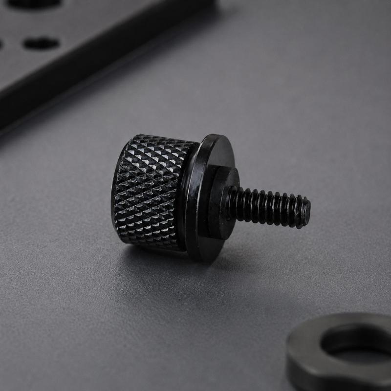 Knurled Motorcycle Seat Bolt Set 6 Mm Metal Mounting Screw for Seat Replacement, Adjustment, and Garage Service