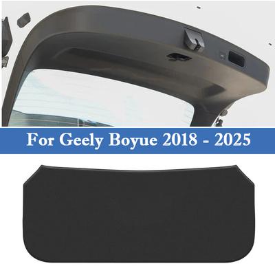 For Geely Boyue 2018-2026 Car Trunk Door Anti Kick Pad Tailgate Anti-Scratch Protector Mat Cargo Liner Auto Interior Accessories