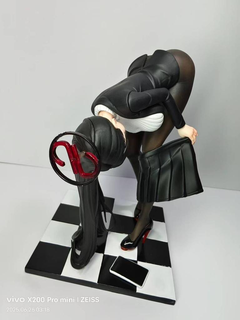 18CM Tsukatsuki Rio Figure Blue Archive Figures Sexy Girl Tsukatsuki Anime Figurine Pvc Models Gk Statue Collectible Toys Gifts