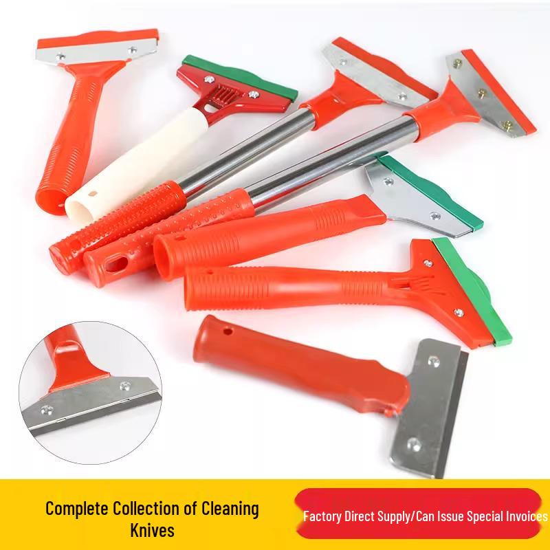 Multi-functional Cleaning Tool: Aluminum Alloy Scraper for Glass, Putty, and Grout Removal