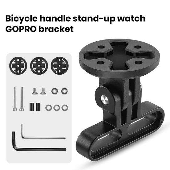 Bicycle Speedometer Bracket High Stability Adjustable Easy To Install Universal Aluminum Alloy Bike Stem Extension Computer Mount Holder