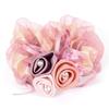 Elegant Pearl Flower Scrunchies Women Girls Elastic Hair Rubber Bands Accessories Tie Hair Ring Rope Ponytail Holder Headdress