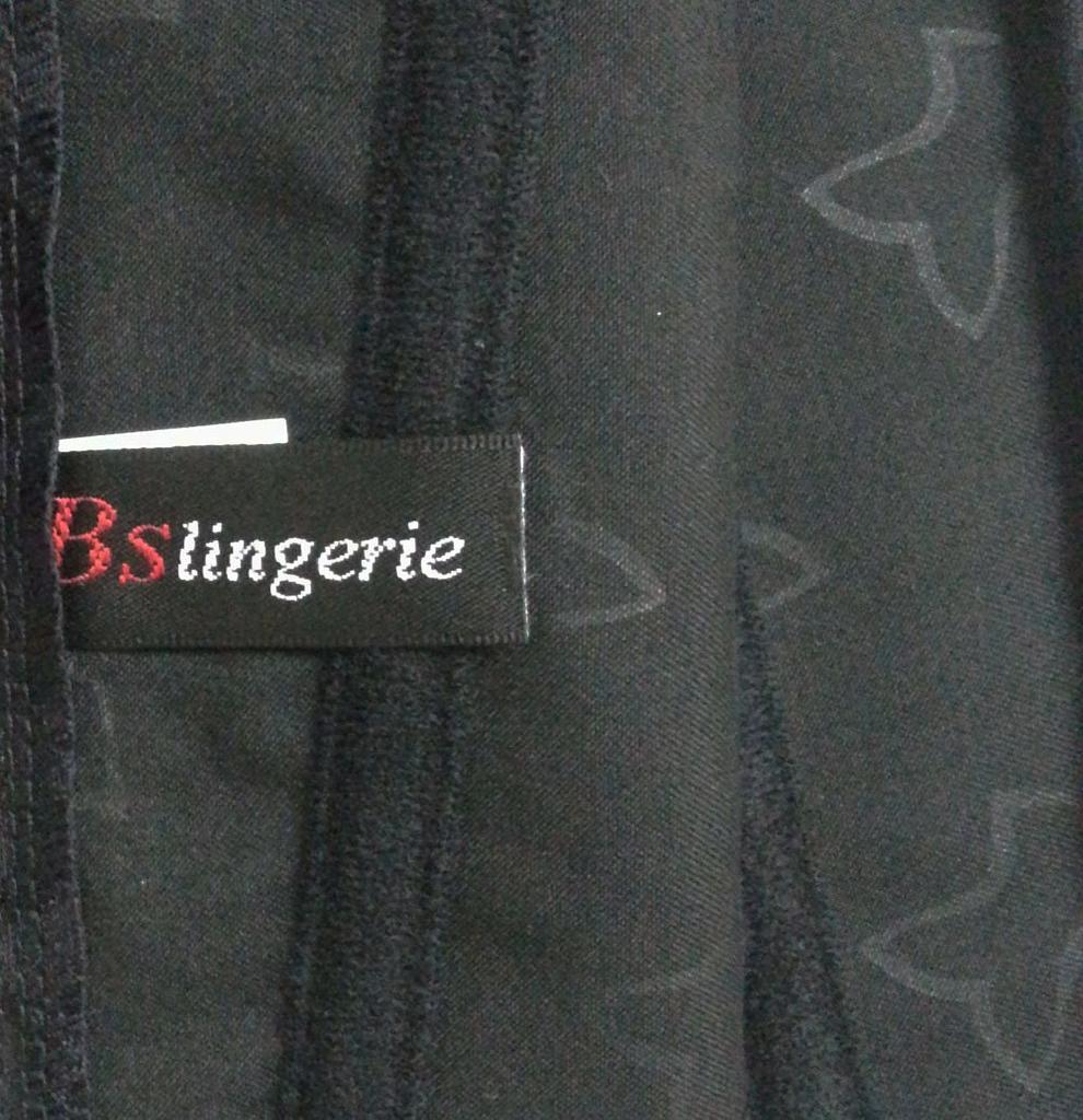 Bslingerie Women's Black Brocade Wedding Bustier Corset Size L