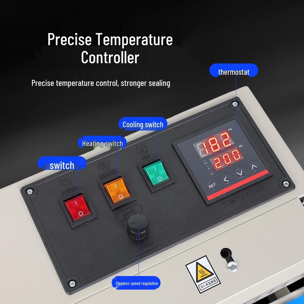 Bao Yu FR-900 Automatic Temperature Adjustable Continuous Sealer for Food and Aluminum Foil Bags