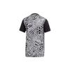 Adidas Originals Casual Sports Breathable Leopard Print T-Shirt Women Tops Black DY0883