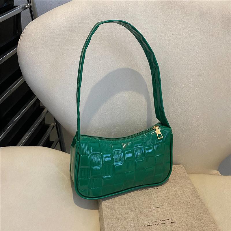 Chic Square Handheld Bag For Women Stylish Urban Design In White Orange Green