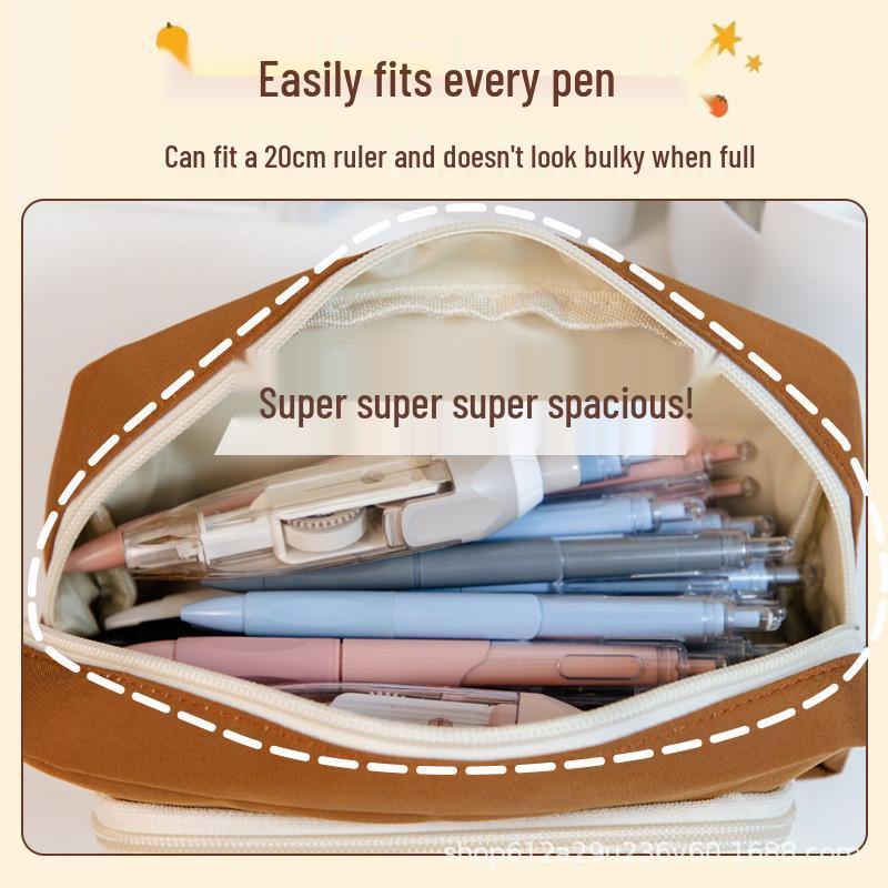 Chiikawa 2025 Torba Ita - Duża Pojemność Podwójna Warstwa Etui na Ołówki Anime dla Dziewcząt.