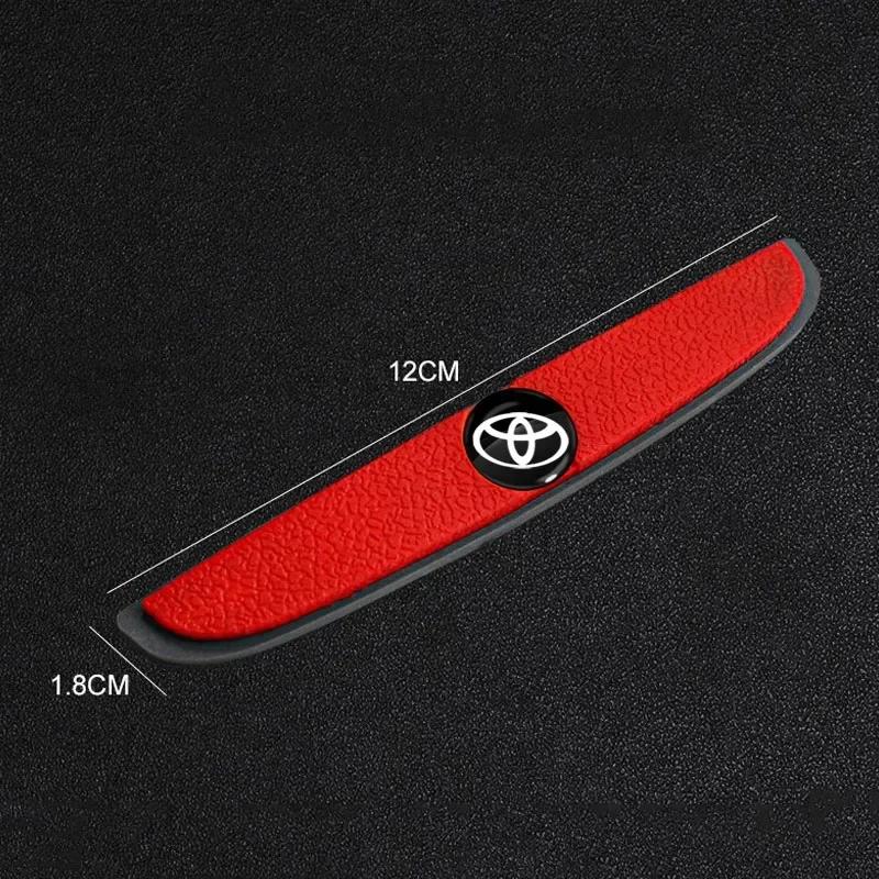 4pcs Car Door Anti-Collision Strip Rearview Mirror Protection Sticker for Toyota TRD Prius Avensis Rav4 Auris Yaris Verso Land Cruiser