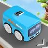 RC Intelligent Mini Bus Follows Drawn Black Lines with Soccer Smart Gesture Control RC Car Mini Bus for Boys Birthday Toys Gifts