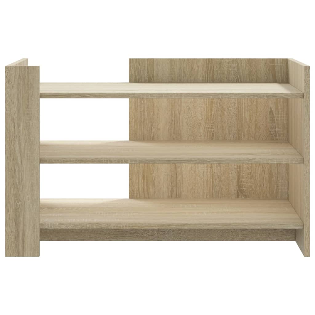Coffee Table Sonoma Oak 80 x 50 x 50 cm Particleboard
